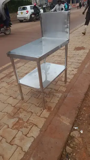Stainless Steel Wall Table Double