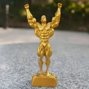 Original Golden Bodybuilding Trophy/ Resin