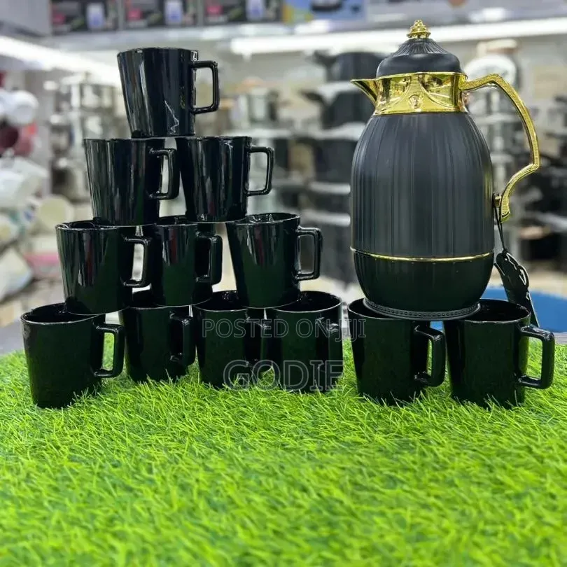 12 PCS +1 Pc Design Jug -High-Quality Drinking Set