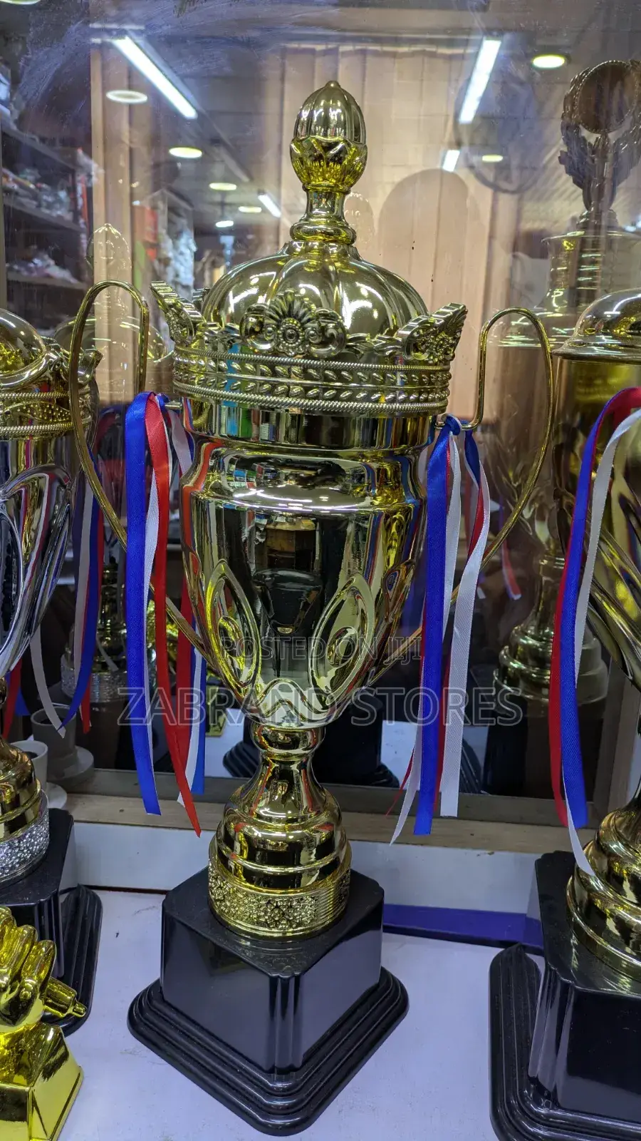 Heavy Medium Stainless Steel Collective Trophy