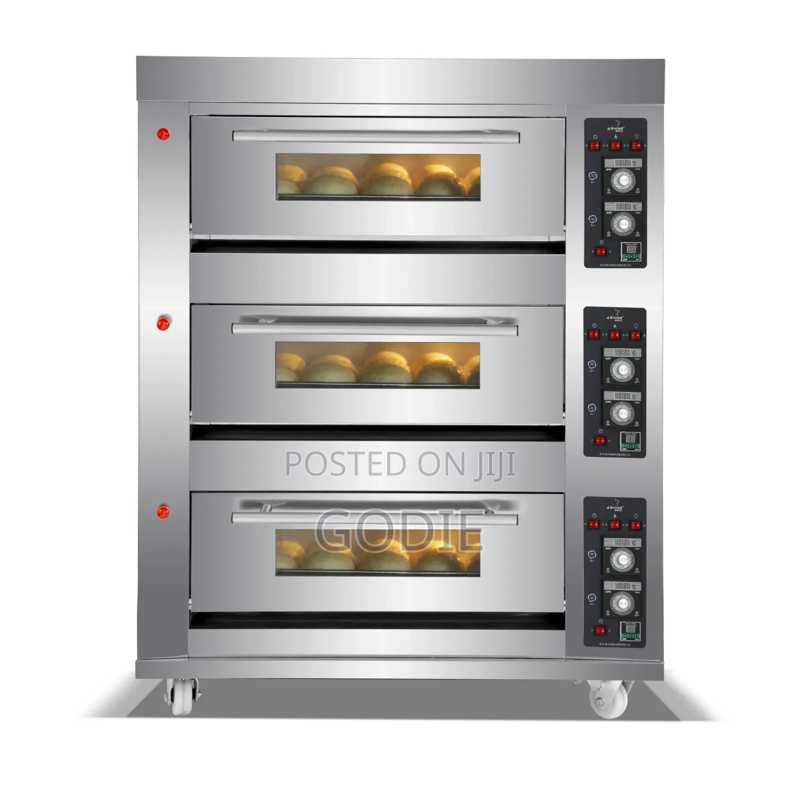 Commercial Electric Baking Oven 3 Decks 6 Trays