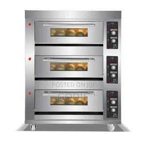 Commercial Electric Baking Oven 3 Decks 6 Trays