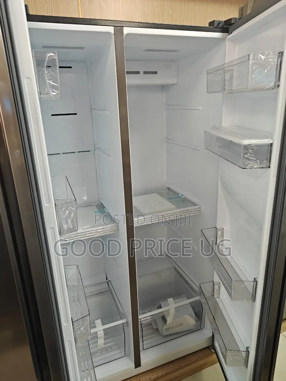 TCL P520sbn Side-by-Side Refrigerator.