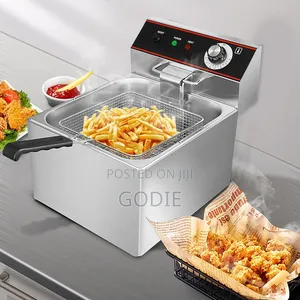 Electric Countertop Single Deep Fryer Made for Commercial or Home Use