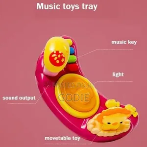 Baby Multifunctional Musical Walker-pink