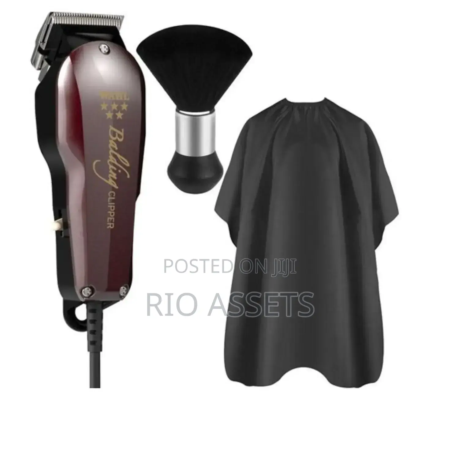 Wahl Balding Hair Clipper Shaver With Free Salon Brush and Cape Cloth