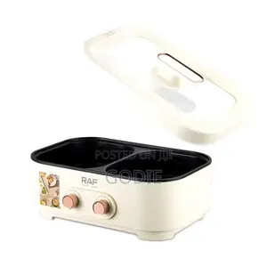 Raf 6l Multifunctional Electric Hot Pot Cooker Steamer - Cream