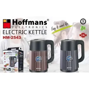 Hoffmans Stainless Steel 2.5l Water Electric Kettle Automatic Large