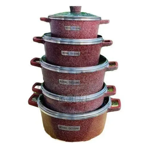Dissini Italy 10 Piece Non-Stick Serving Dishes Saucepans Cookware