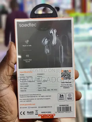 Porodo Soundtec Stereo Bass Type-C Wired Earphon