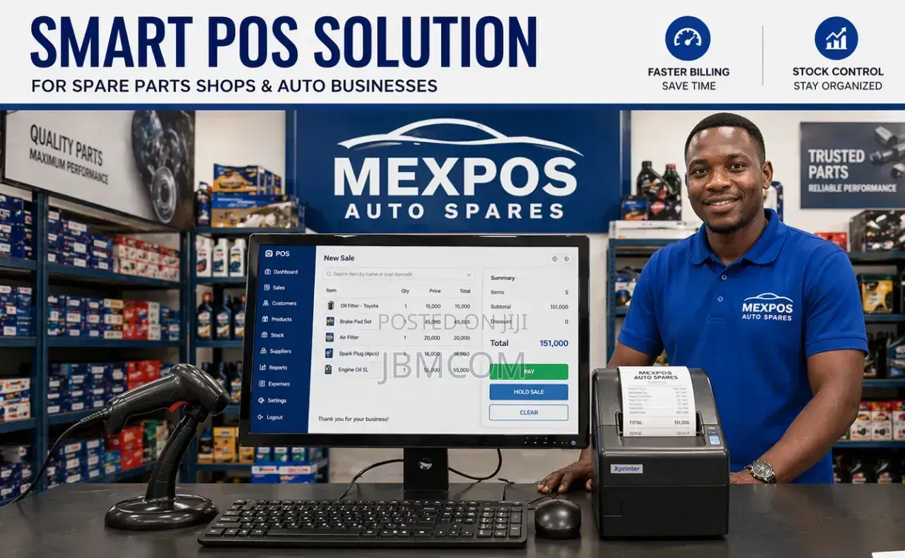 Pos System for Auto Spares and Oils Shop