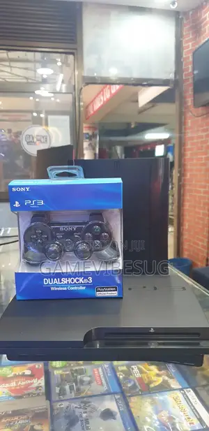 Ps3 Slim Console Bundle - 2 Controllers 19 Games - Ready to Go