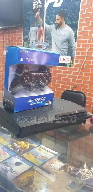 Sony Ps3 Slim 160gb - 101 Games 2 Dualshock Controllers Bundle