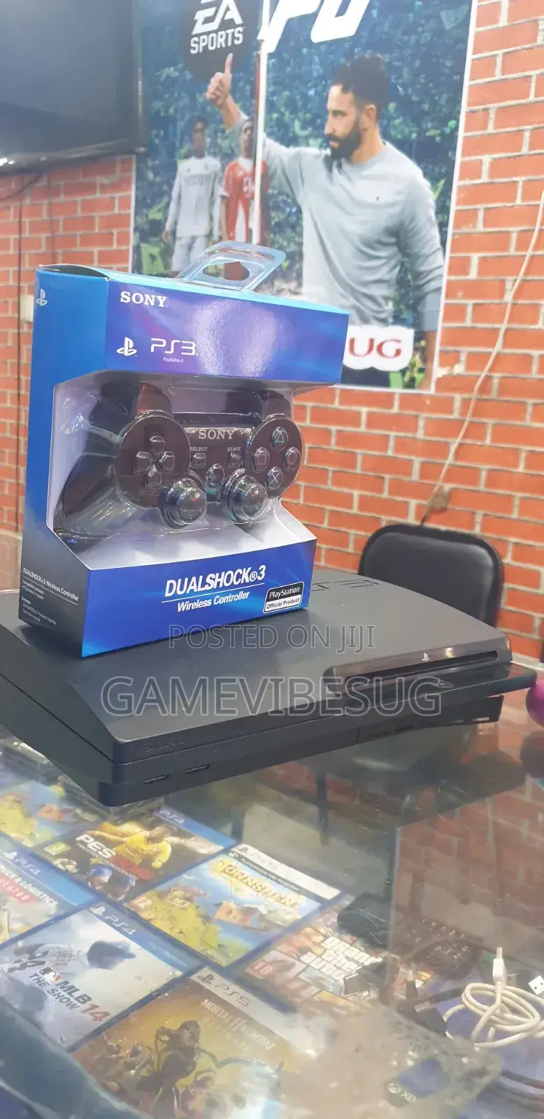 Sony Ps3 Slim 160gb - 101 Games 2 Dualshock Controllers Bundle