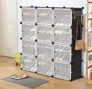 Brand New 12door Plastic Shoerack Capacity 48pairs Available