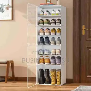 Brand New One Column Plastic Shoerack Capacity 16pairs Available