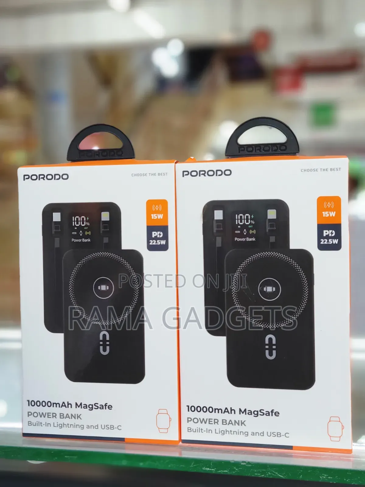 Porodo 10,000mah Magsafe Power Bank.