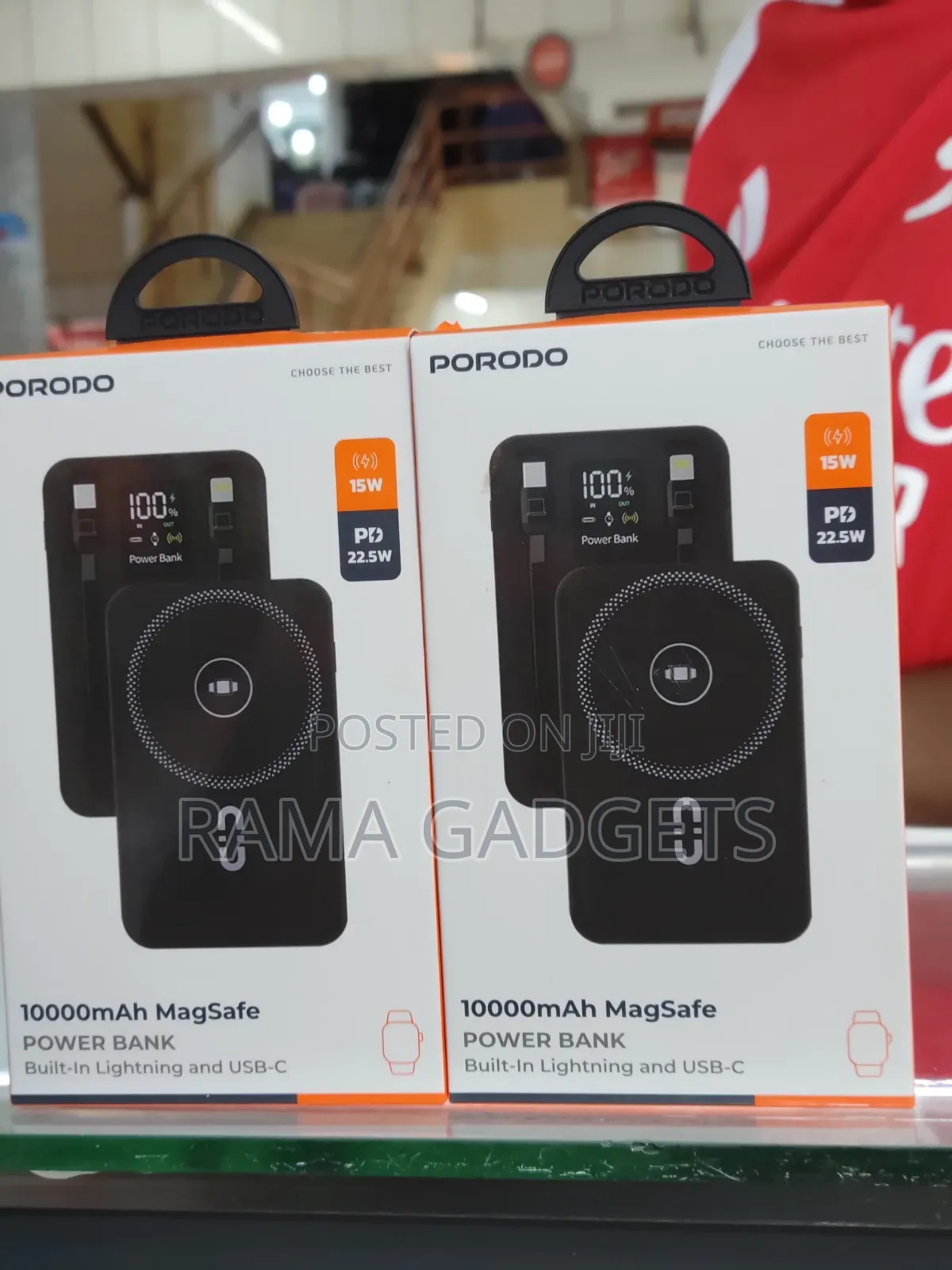 Porodo 10,000mah Magsafe Power Bank.