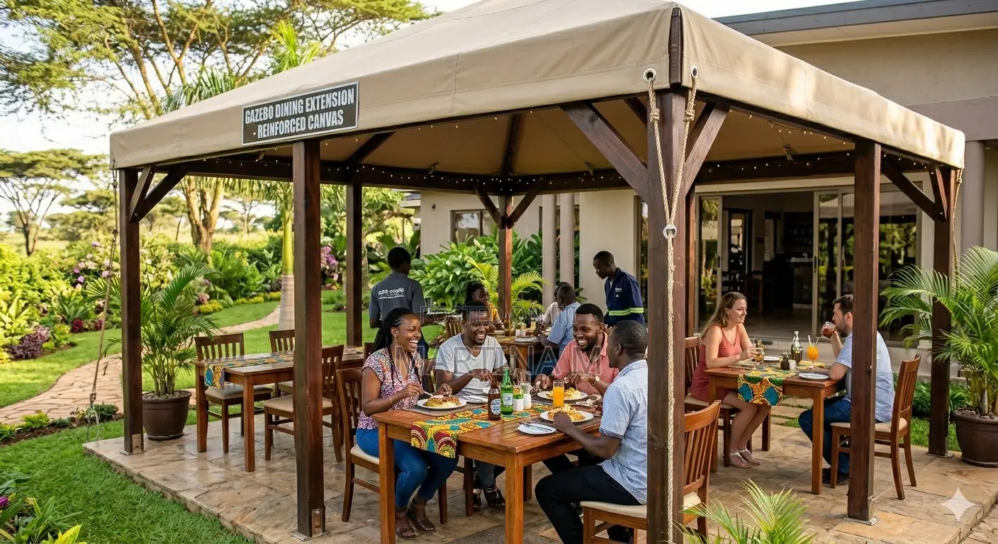 Outdoor Restaurant Extension Gazebo