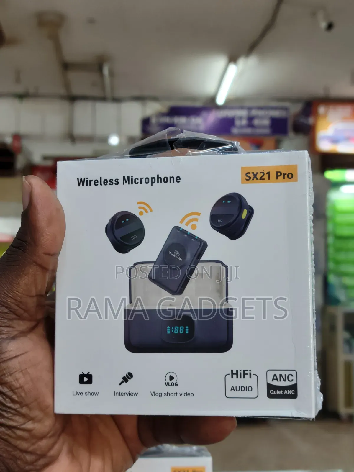 Sx21 Pro Wireless Microphone.