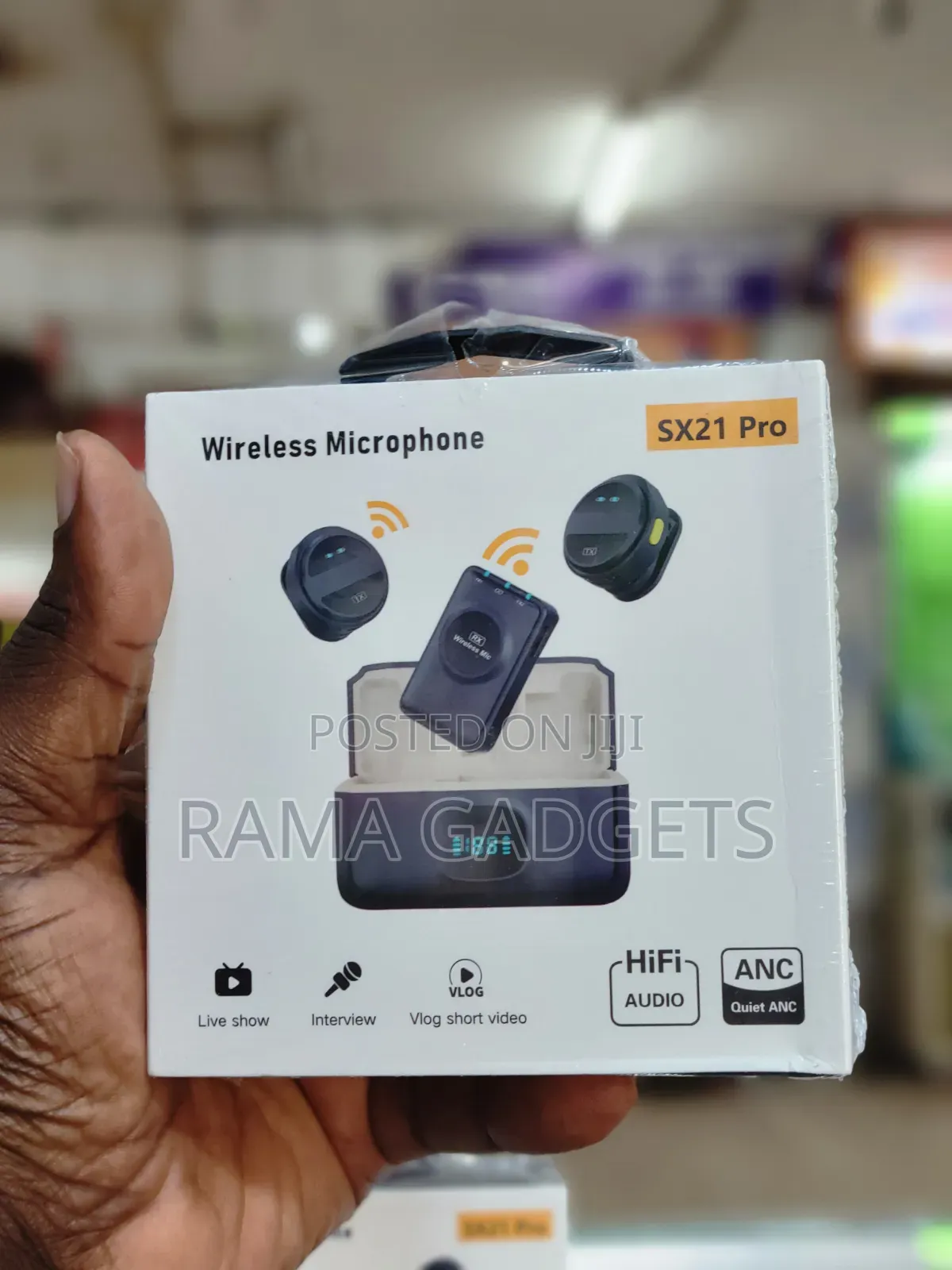 Sx21 Pro Wireless Microphone.