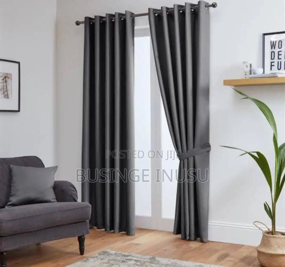 3pc Curtains 2 Curtains and 1 Net 1.5m Each Curtain and 3m Net