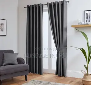 3pc Curtains 2 Curtains and 1 Net 1.5m Each Curtain and 3m Net