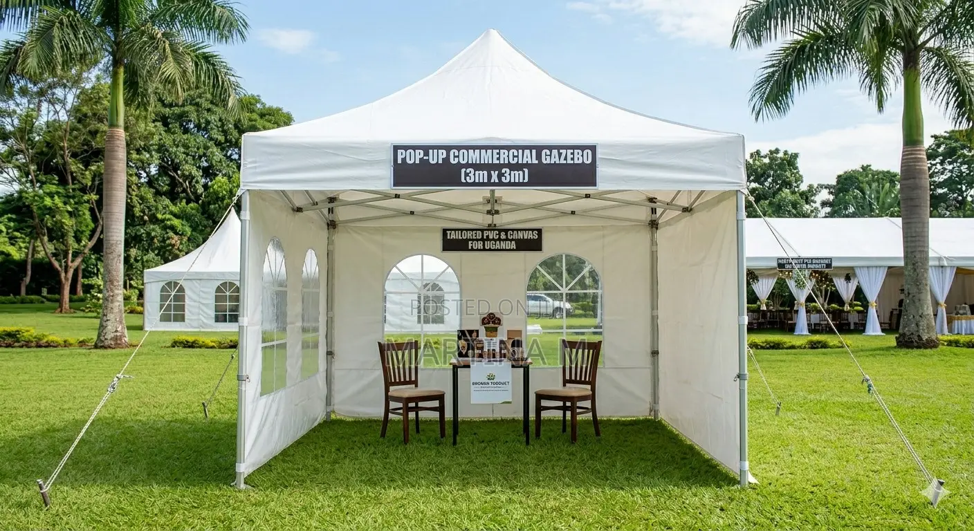 Pop-up Commercial Gazebo (3m X 3m)