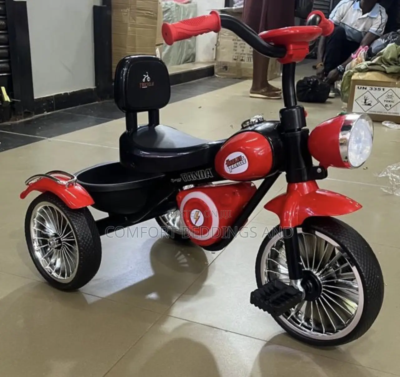 Single Torch Tricycle Red 1-4 Years