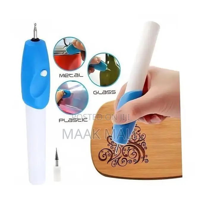 Battery Powered Engraving Pen With 2 Tips / Carving Pen
