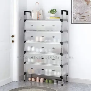 Portable Lay Shoes Rack With Covers