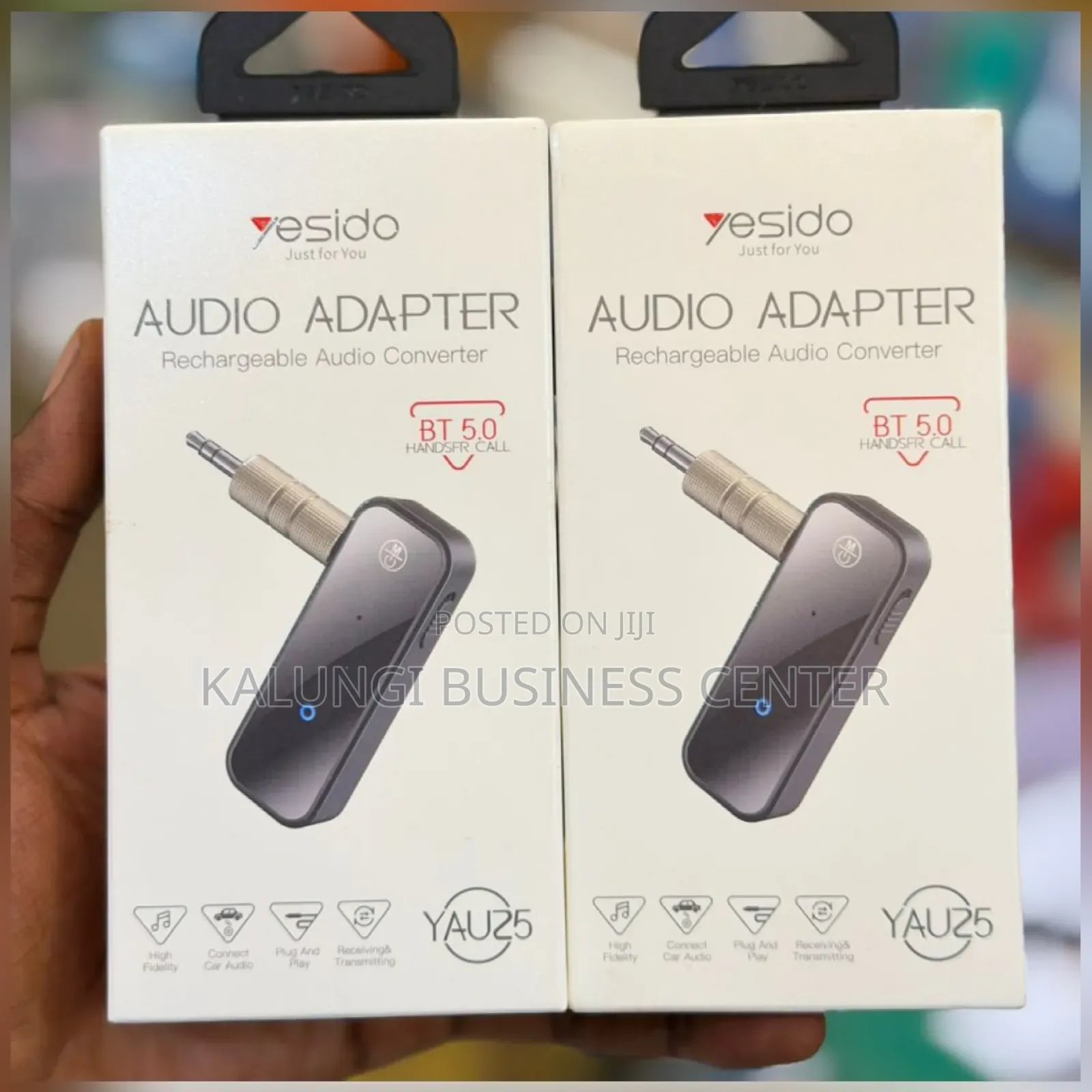 Wireless Audio Adapter Yesido Rechargeable Bluetooth Audio Converter