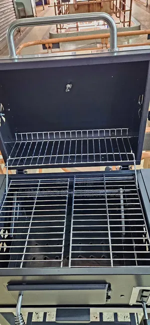 Outdoor BBQ Charcoal Grill Trolley