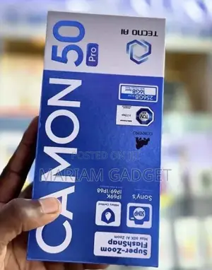 New Tecno Camon 50 Pro 256 GB Black