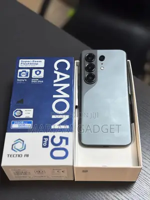 New Tecno Camon 50 Pro 256 GB Black