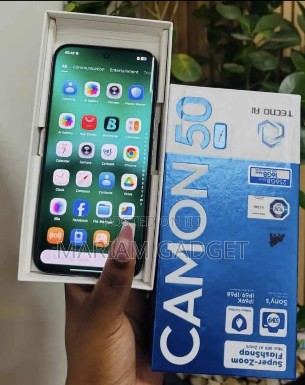 New Tecno Camon 50 Pro 256 GB Black