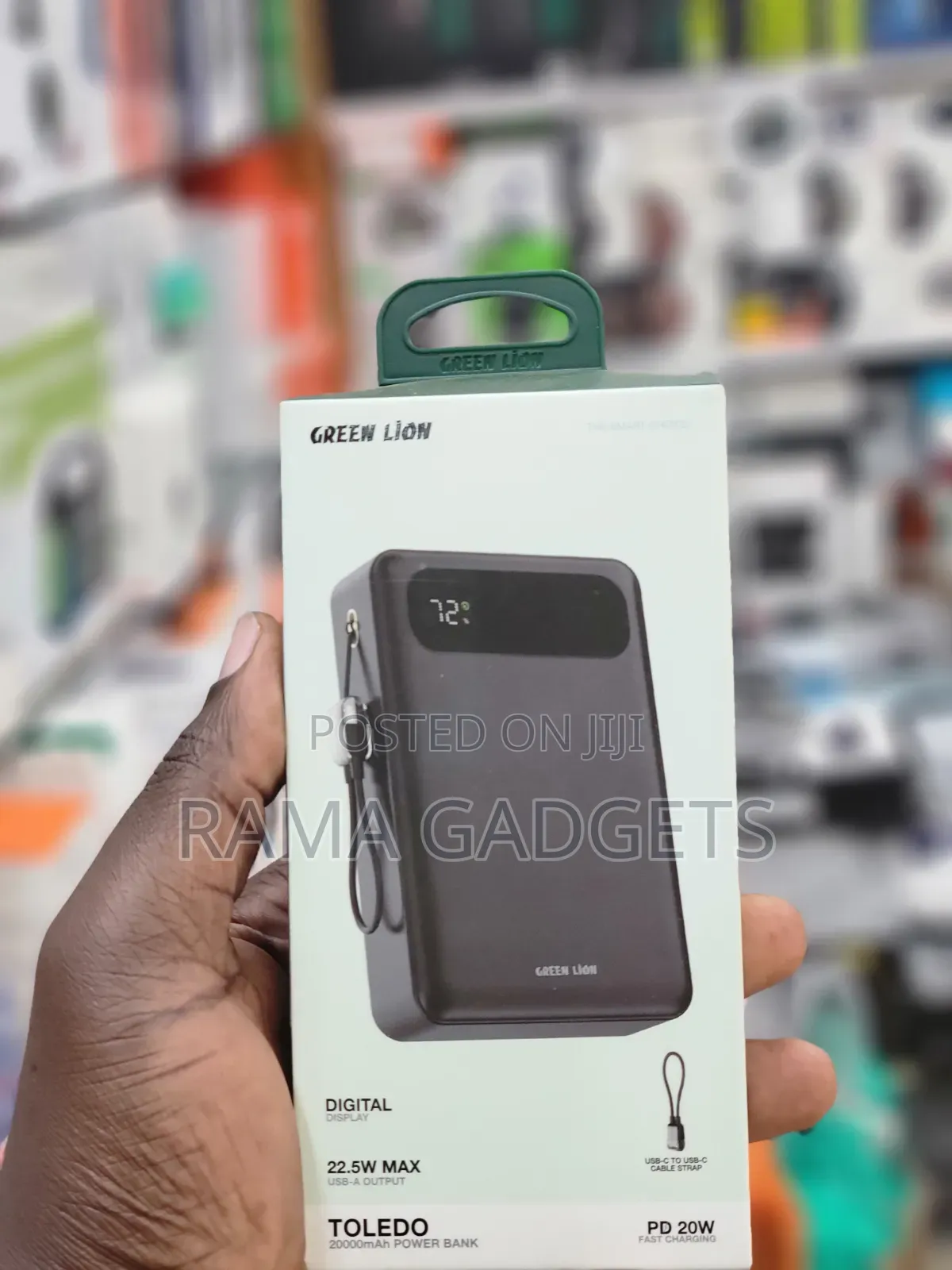 Green Lion Toledo 20000mah Power Bank.