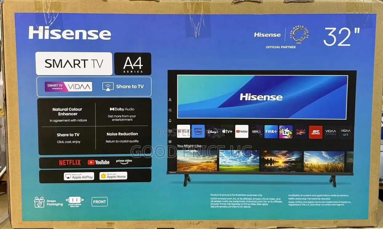 32-Inch Hisense A4 Series Smart Tv.