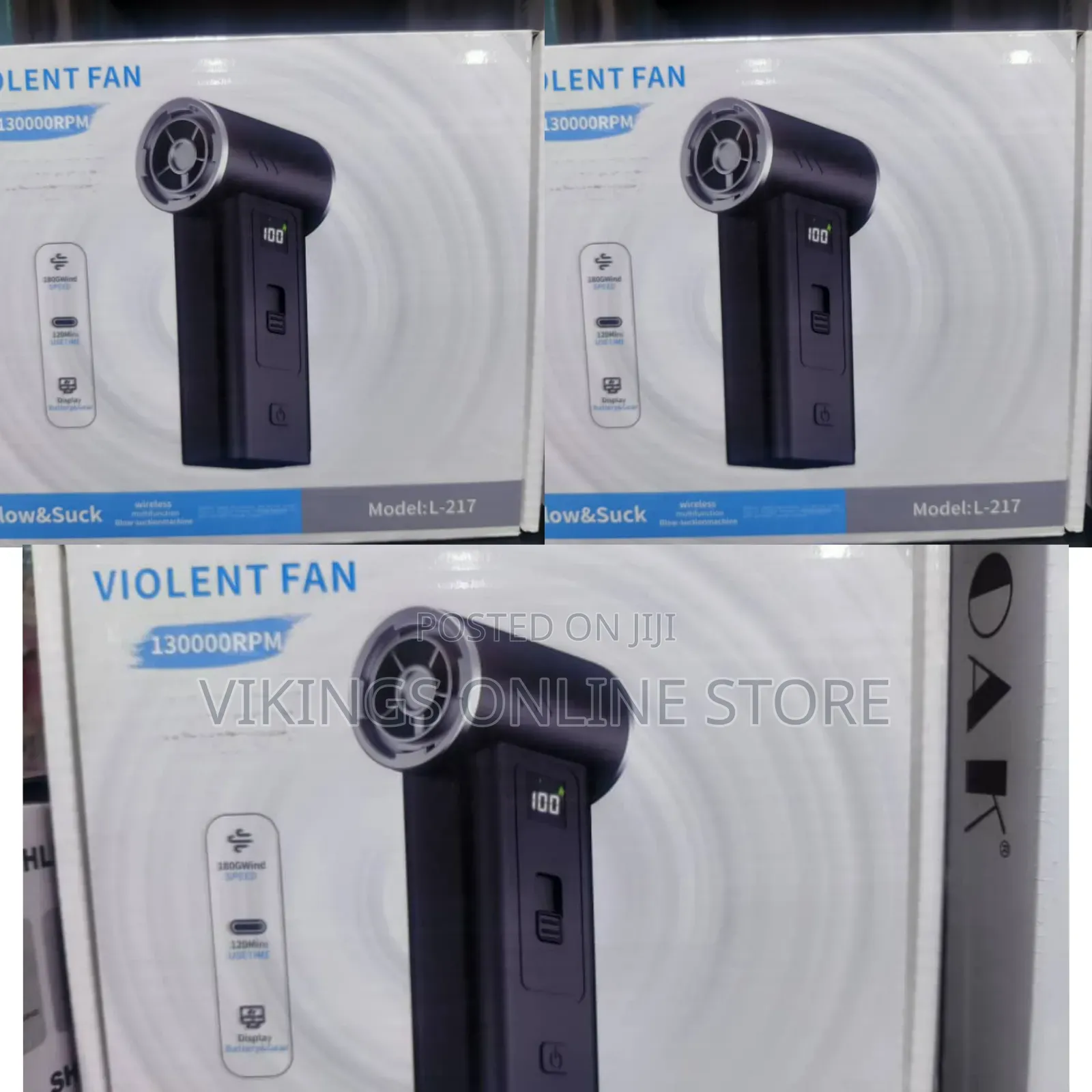 Generic High-Speed Wireless Blower and Suction Machine