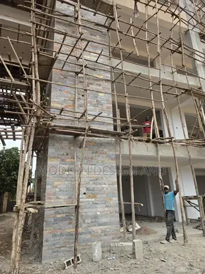 Slates Stones on Pillar Fixing