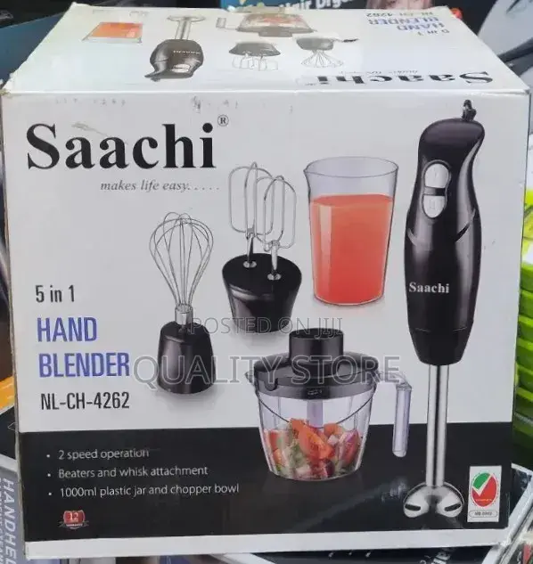 Saachi Electric Hand Blender 5 in 1 Nl-Ch-4262