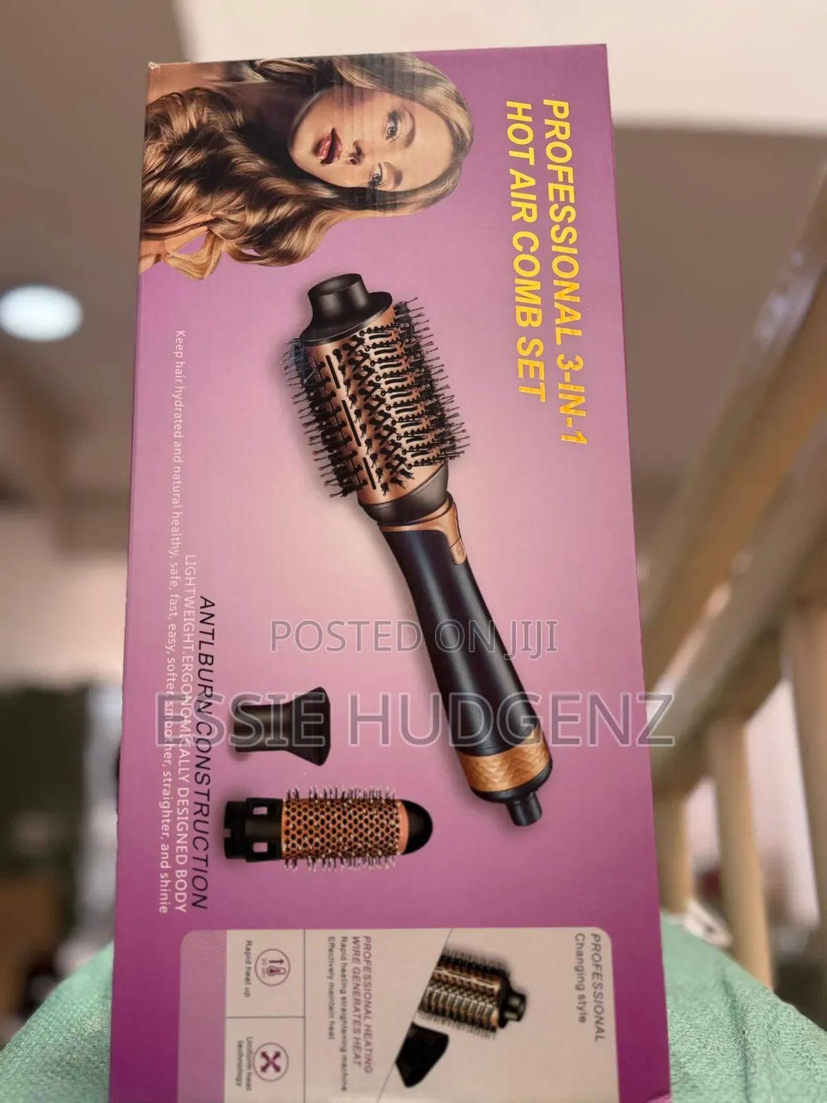 Professional 3-in-1 Hot Air Comb Set