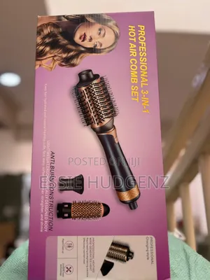 Professional 3-in-1 Hot Air Comb Set