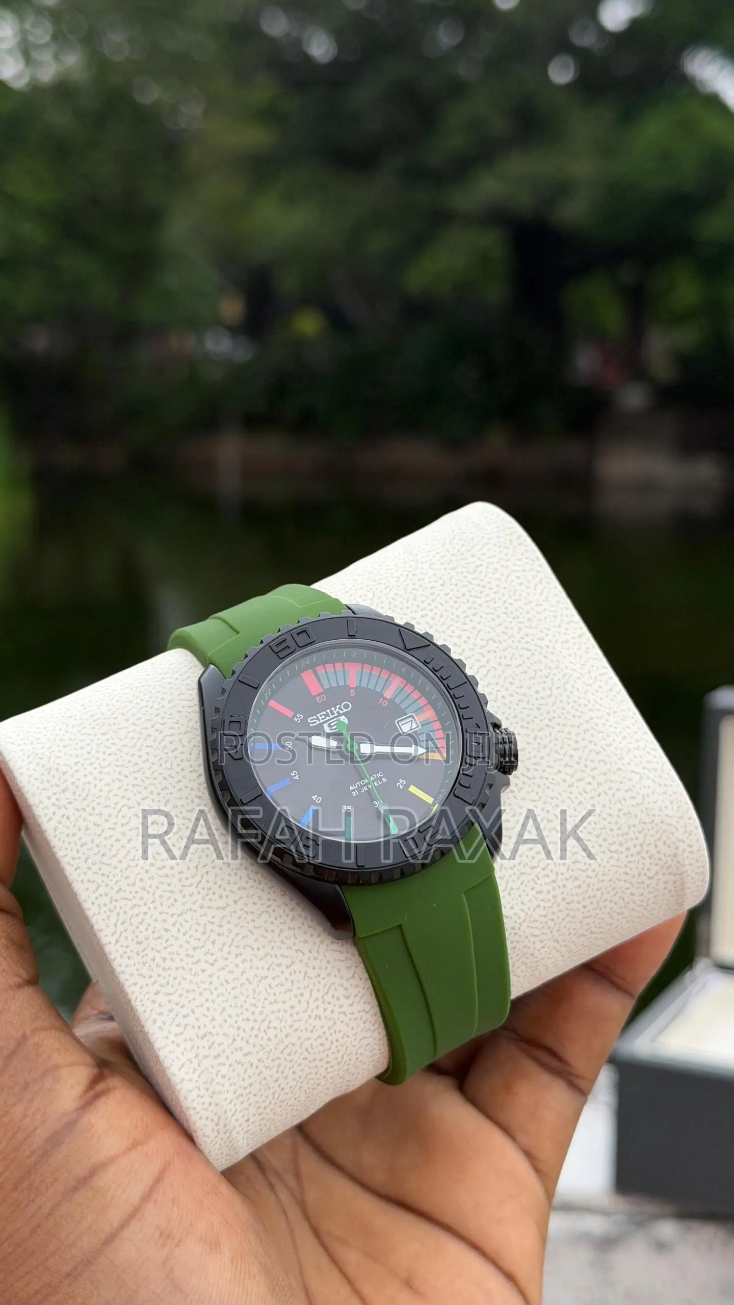 Custom Seiko 5 Sports Men’S Watch
