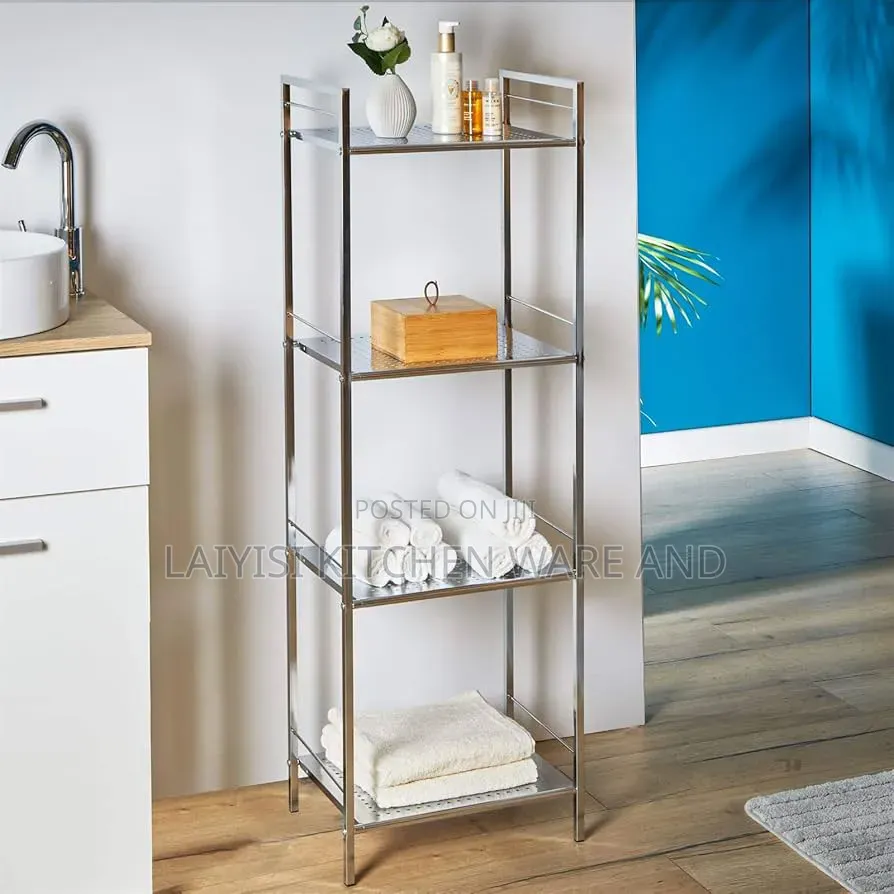 Glass Shelf Set of 5, Elegant Glass Shelves Living Room or Bathroom