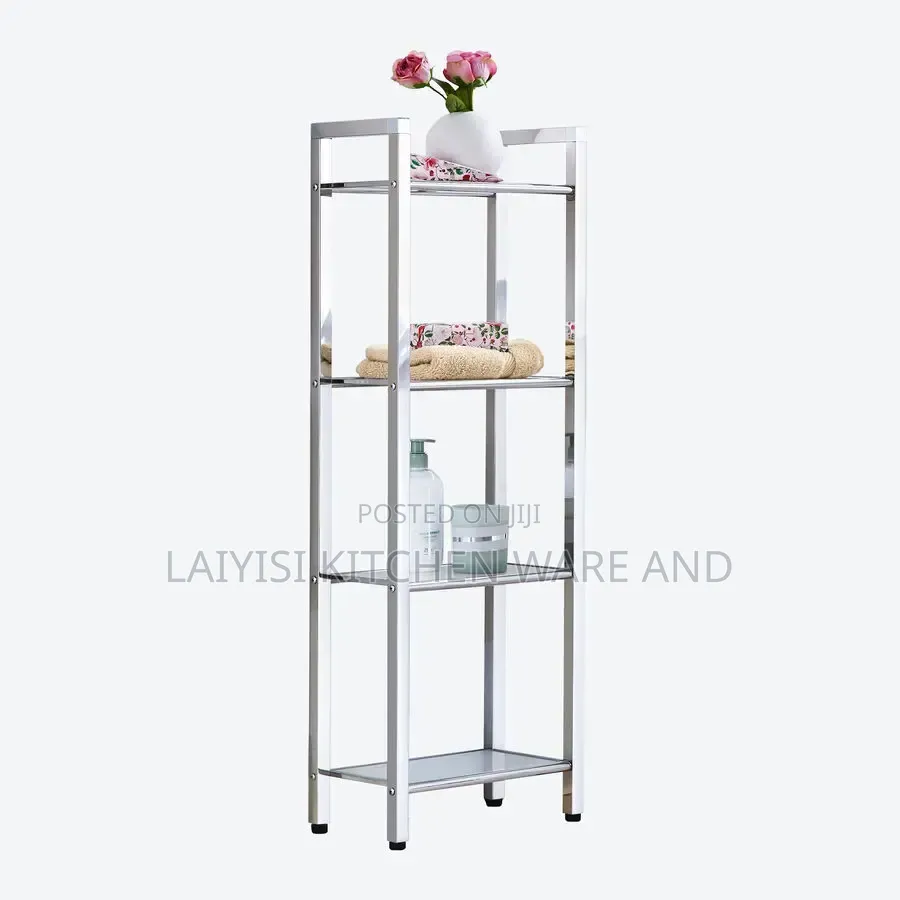Glass Shelf Set of 5, Elegant Glass Shelves Living Room or Bathroom