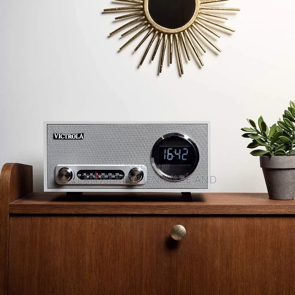 Bluetooth Digital Alarm Clock Loud Fm Radio Usb Charging