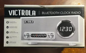 Bluetooth Digital Alarm Clock Loud Fm Radio Usb Charging