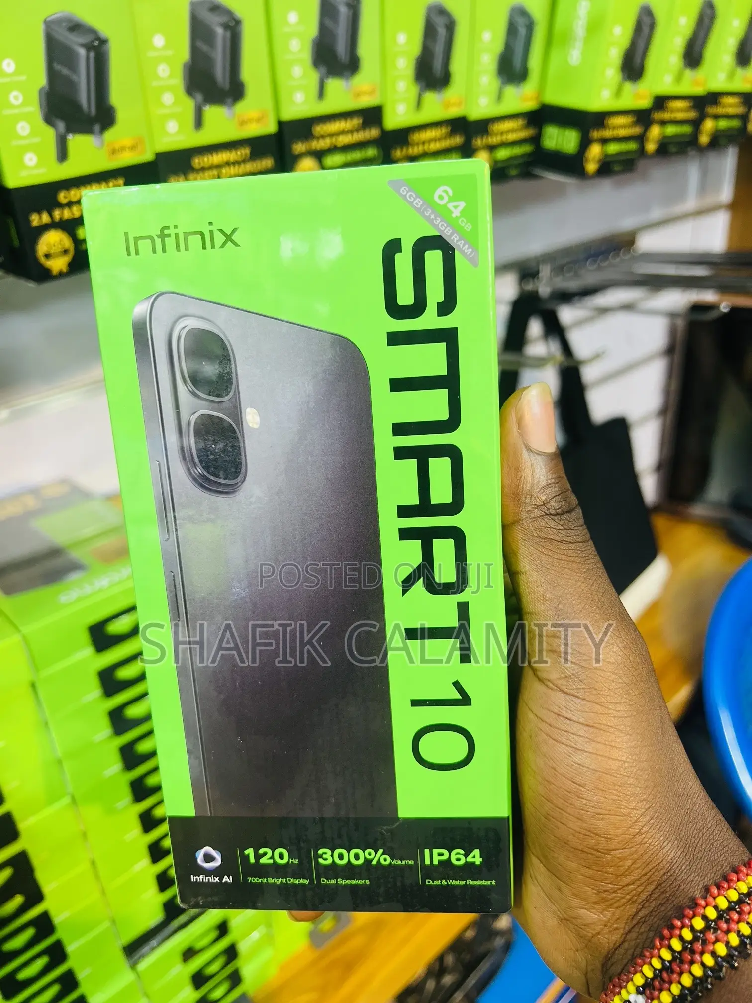 New Infinix Smart 10 128 GB Black