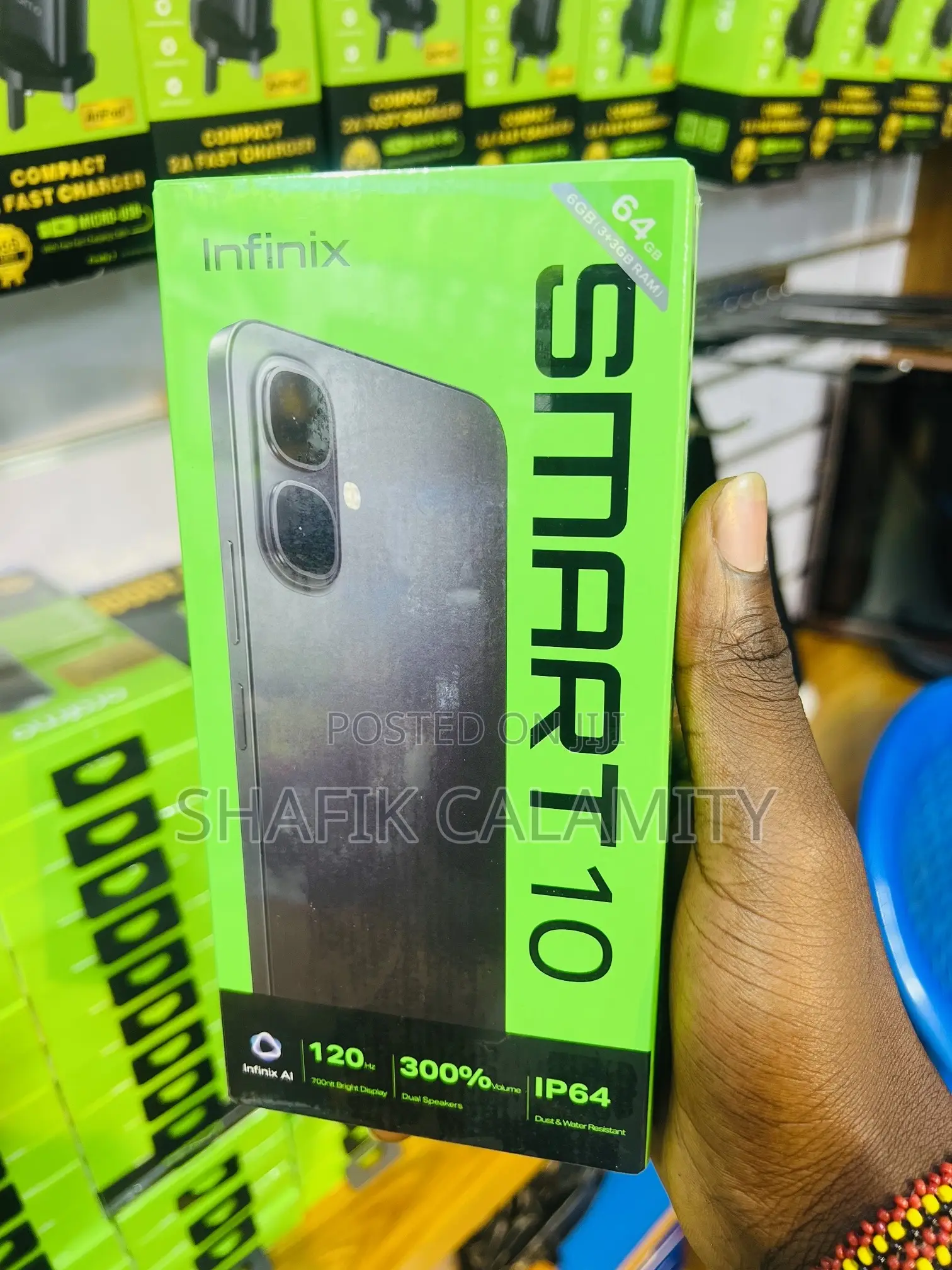 New Infinix Smart 10 128 GB Black
